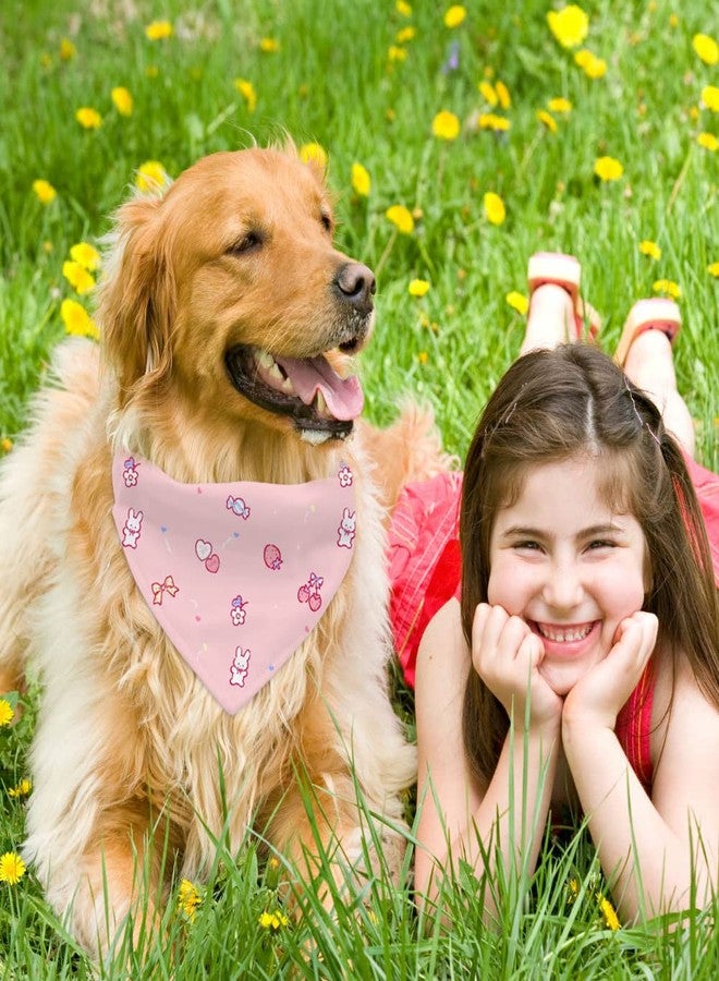 ZUYYON 6 Pcs Sublimation Blank Dog Bandana Collar Solid White DIY Pet Bandana with Removable Collar Dog Triangle Scarf with Adjustable Buckle for Medium Large Dogs(XL) - Image 5
